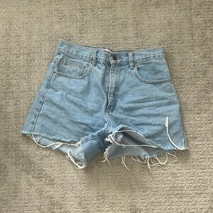 Cotton on light wash shorts. Size 6 US. Not really worn